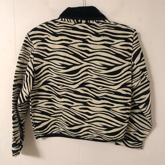 VTG New Identity Zebra blazer jacket (M) - Picture 7 of 11